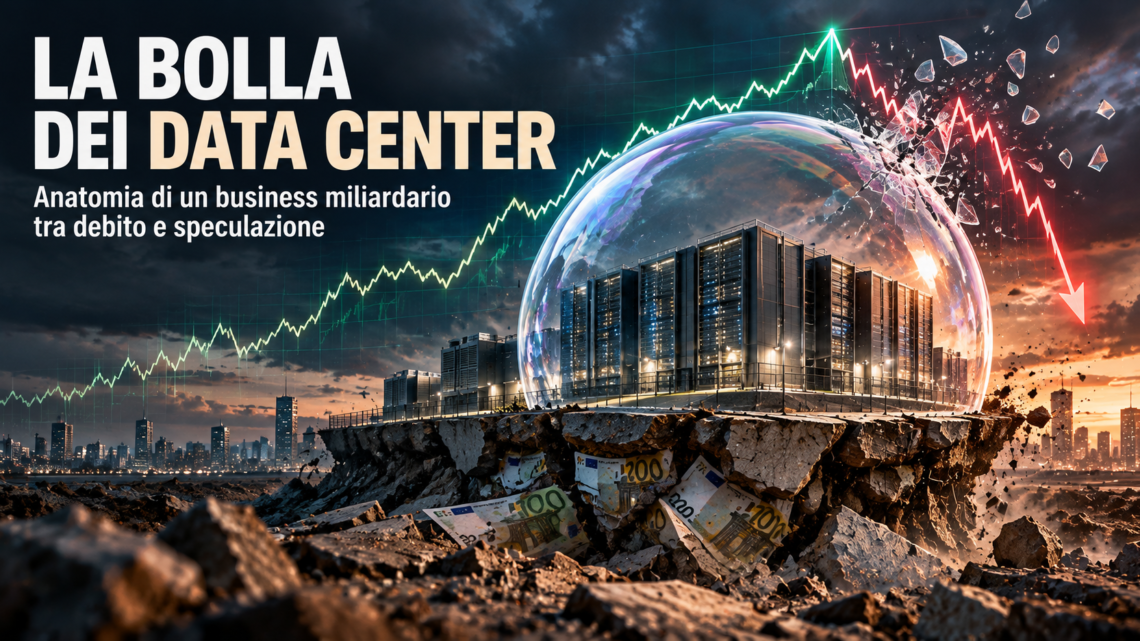 LA BOLLA DEI DATA CENTER. Anatomia di un business miliardario tra debito e speculazione